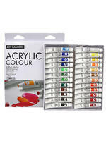 Без бренда «Коробка 24 шт.: Акриловые краски «Две картинки» 24 шт. по 12 мл, проф. пигмент» в Саратове