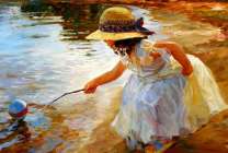 Без бренда «Девочка пытается спасти мяч» в Саратове в интернет-магазине  Без бренда «Девочка пытается спасти мяч» в Саратове