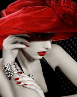 Без бренда «Коробка 20 шт: Девушка с красной шляпой» в Саратове