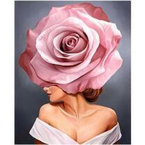 Без бренда «Девушка с розовой розой на голове» в Саратове