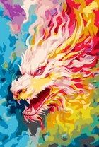 Без бренда «Разноцветный огненный дракон» в Саратове в интернет-магазине  Без бренда «Разноцветный огненный дракон» в Саратове