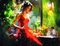 Без бренда «Милая девушка с бокалом шампанского» в Саратове