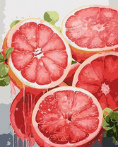 Яркие и сочные грейпфруты