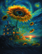 Без бренда «Фэнтези сюжет с подсолнухом» в Саратове