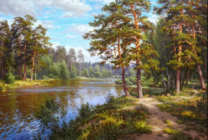 Без бренда «Хвойный лес и река» в Саратове в интернет-магазине  Без бренда «Хвойный лес и река» в Саратове