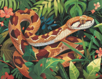 Без бренда «Маисовый полоз в зеленой листве» в Саратове