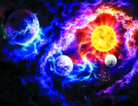 Без бренда «Солнце и планеты среди туч» в Саратове