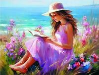 Без бренда «Девочка читает на берегу» в Саратове в интернет-магазине  Без бренда «Девочка читает на берегу» в Саратове